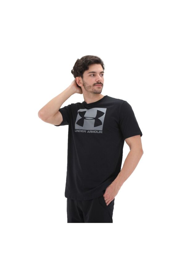 A1329581-001-001 Ua Boxed Sportstyle Ss Erkek T-shirt Siyah - 580