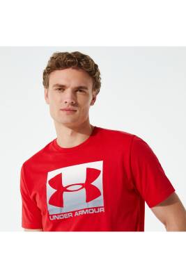 Boxed Erkek Kırmızı Günlük T-shirt - 304