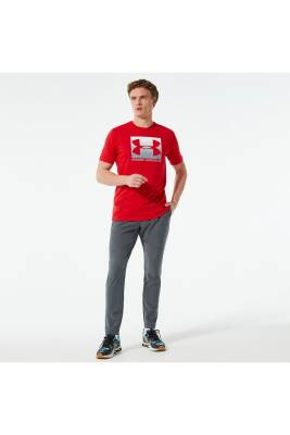 Boxed Erkek Kırmızı Günlük T-shirt - 322