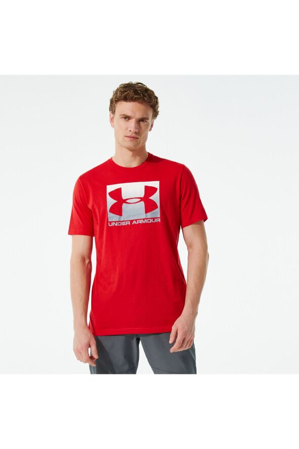 Boxed Erkek Kırmızı Günlük T-shirt - 569