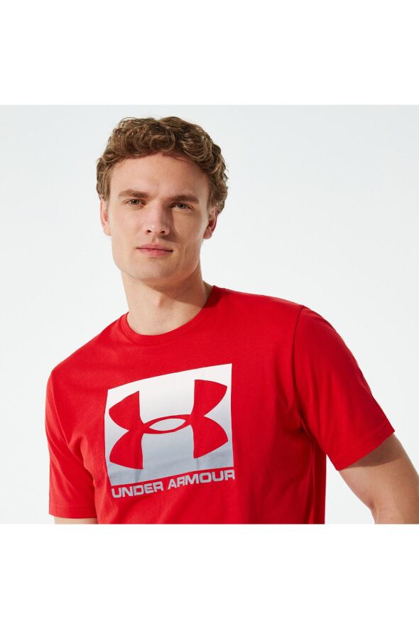 Boxed Erkek Kırmızı Günlük T-shirt - 672