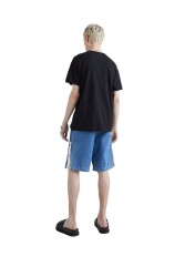 Erkek Marka Logolu Organik Pamuklu Bisiklet Yakalı Siyah T-shirt Dm0dm15379-bds - 234