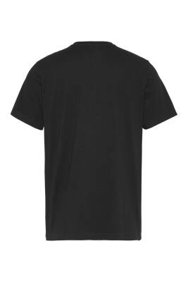 Erkek Marka Logolu Organik Pamuklu Bisiklet Yakalı Siyah T-shirt Dm0dm15379-bds - 288