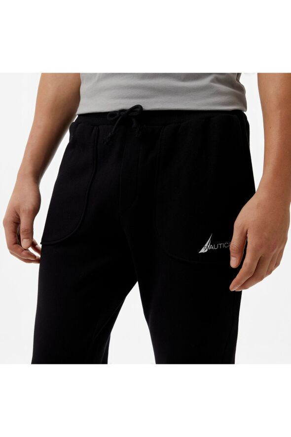 Erkek Siyah Standart Fit Eşofman Altı - 242