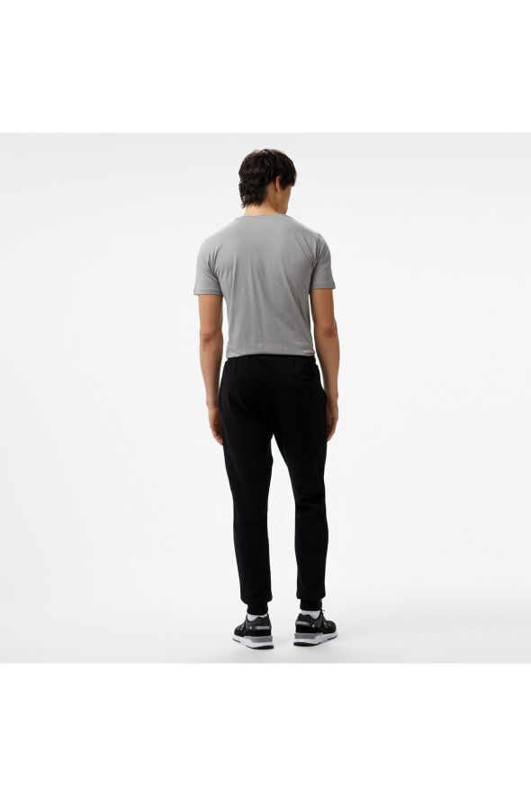 Erkek Siyah Standart Fit Eşofman Altı - 474