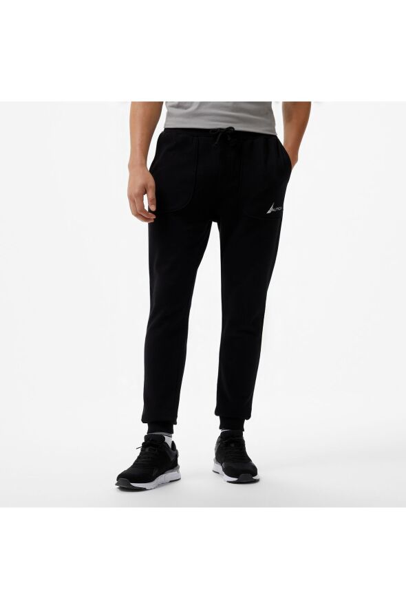 Erkek Siyah Standart Fit Eşofman Altı - 685