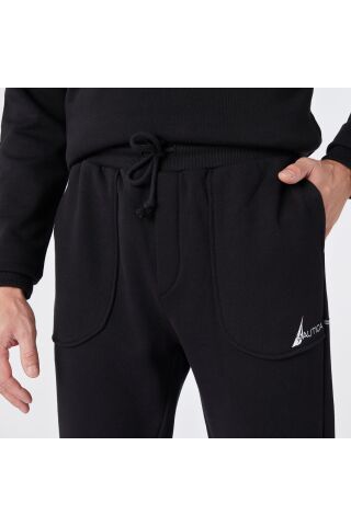 Erkek Siyah Standart Fit Eşofman Altı - 701