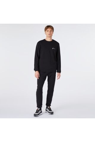 Erkek Siyah Standart Fit Eşofman Altı - 125