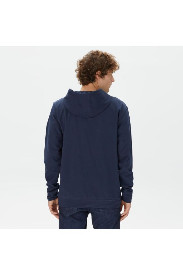 Erkek Siyah Standart Fit Sweatshirt - 545