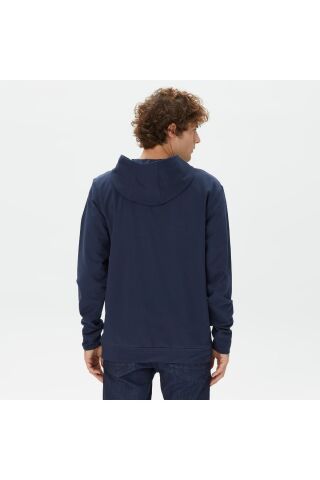 Erkek Siyah Standart Fit Sweatshirt - 766