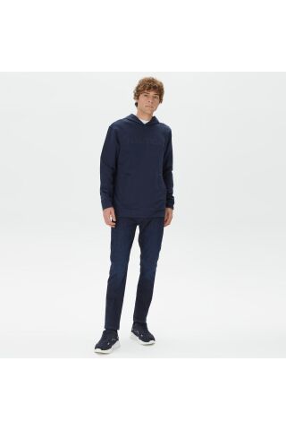 Erkek Siyah Standart Fit Sweatshirt - 799