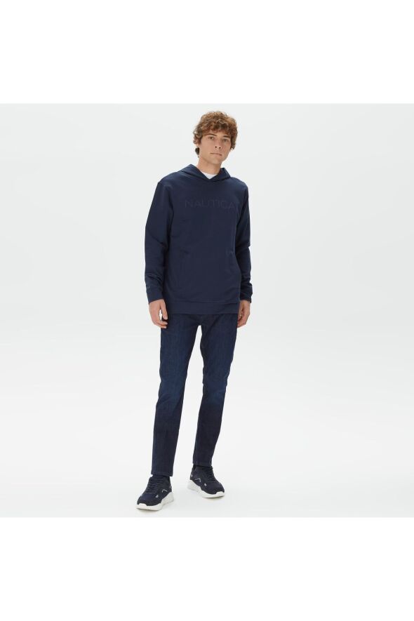 Erkek Siyah Standart Fit Sweatshirt - 799