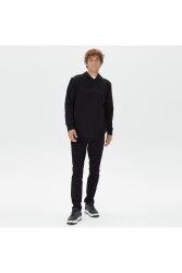 Erkek Siyah Standart Fit Sweatshirt - 181