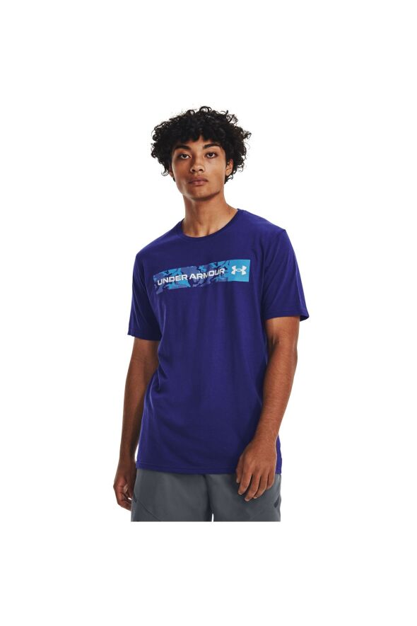 Erkek Ua Camo Chest Stripe Kısa Kollu 1376830-035 - 751