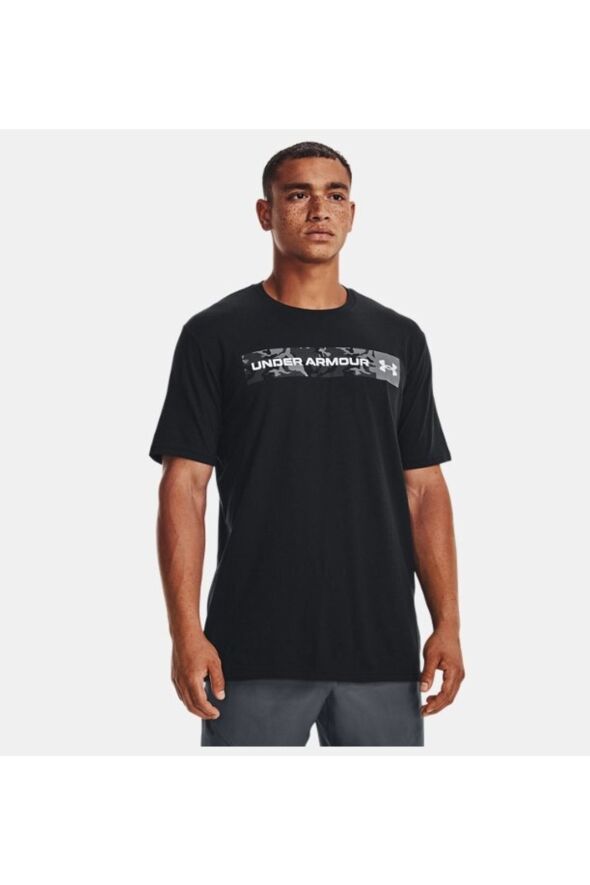 Erkek Ua Camo Chest Stripe Kısa Kollu 1376830-035 - 791