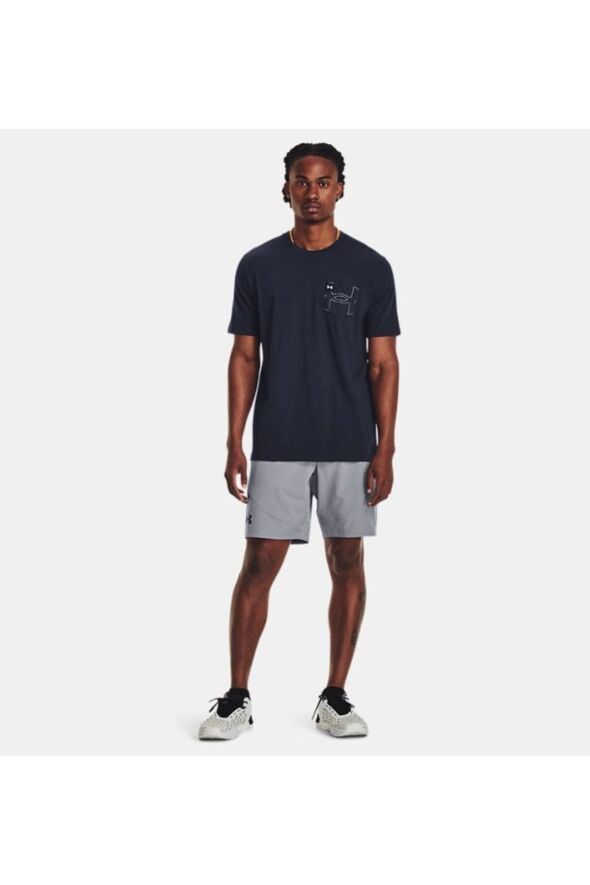Erkek UA Elevated Core Pocket Kısa Kollu 1379554-410 - 599