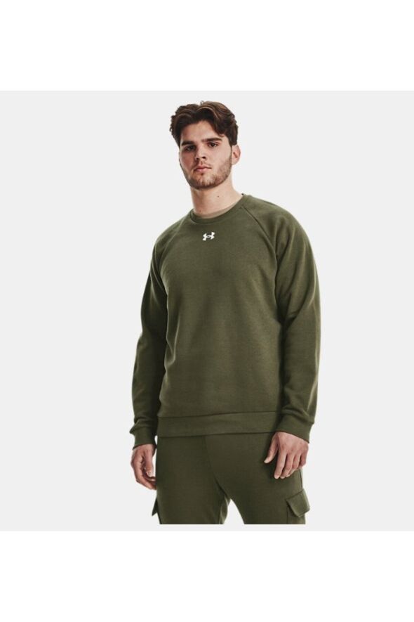Erkek UA Rival Fleece Bisiklet Yaka 1379755-390 - 497