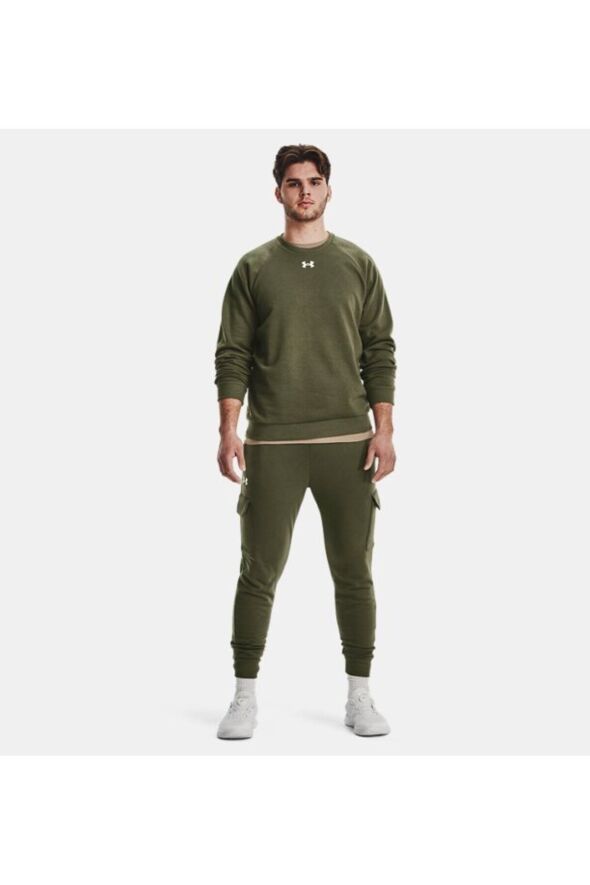 Erkek UA Rival Fleece Bisiklet Yaka 1379755-390 - 908
