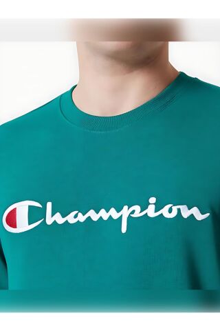 Heavy Spring Terry Kumaş Bisiklet Yaka Sweatshirt, Erkek - 692