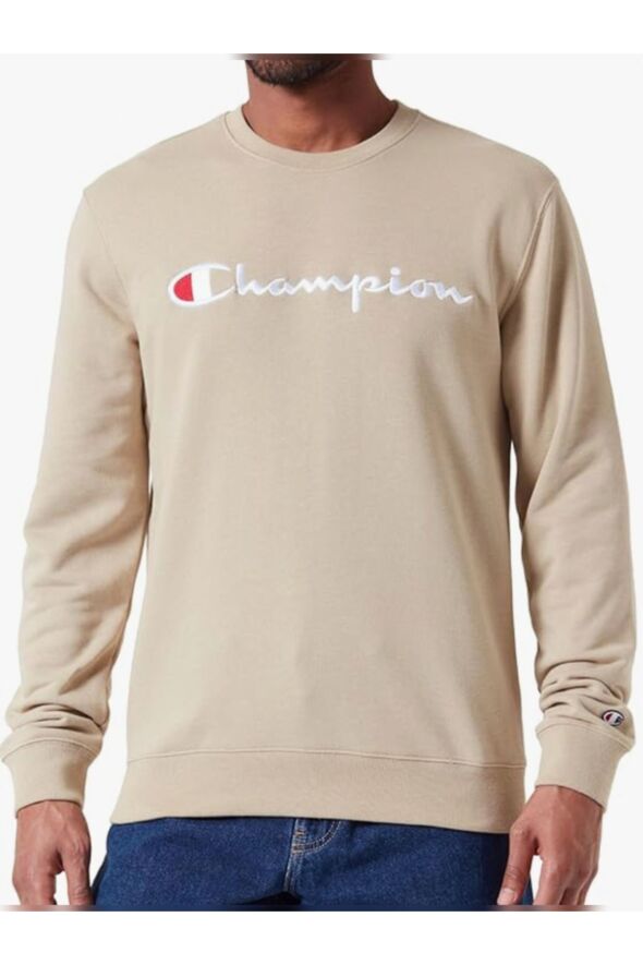 Heavy Spring Terry Kumaş Bisiklet Yaka Sweatshirt, Erkek - 963