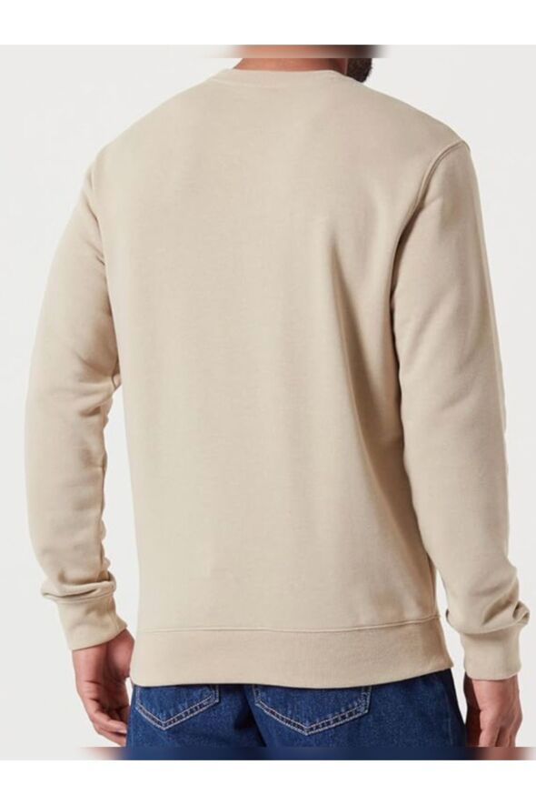 Heavy Spring Terry Kumaş Bisiklet Yaka Sweatshirt, Erkek - 997