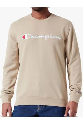 Heavy Spring Terry Kumaş Bisiklet Yaka Sweatshirt, Erkek - 159
