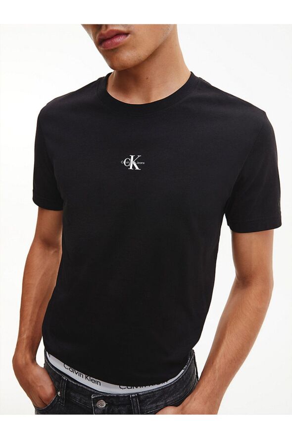 Organik Pamuklu Regular Fit Bisiklet Yaka T Shirt Erkek T Shirt J30j322466 Beh - 401