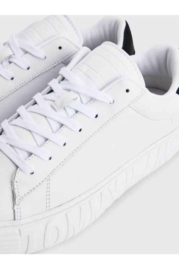 Leather Outsole Cupsole Sneaker - 46