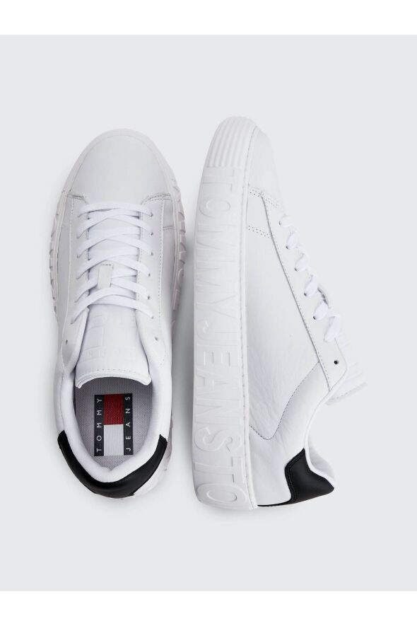 Leather Outsole Cupsole Sneaker - 36