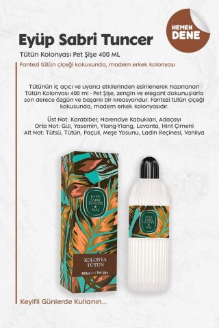 Tütün Kolonyası Pet Şişe 400 Ml - 2